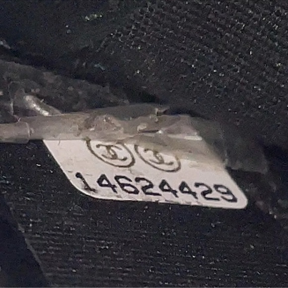 Authentic Chanel Caviar Black Brilliant Coco Long Wallet W/Box - Picture 16 of 16